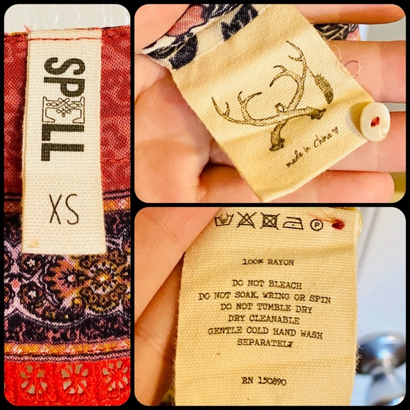 EUC Spell & The Gypsy Collective Rosewood Elle Gown Maxi Dress/Duster - Picture 17 of 17